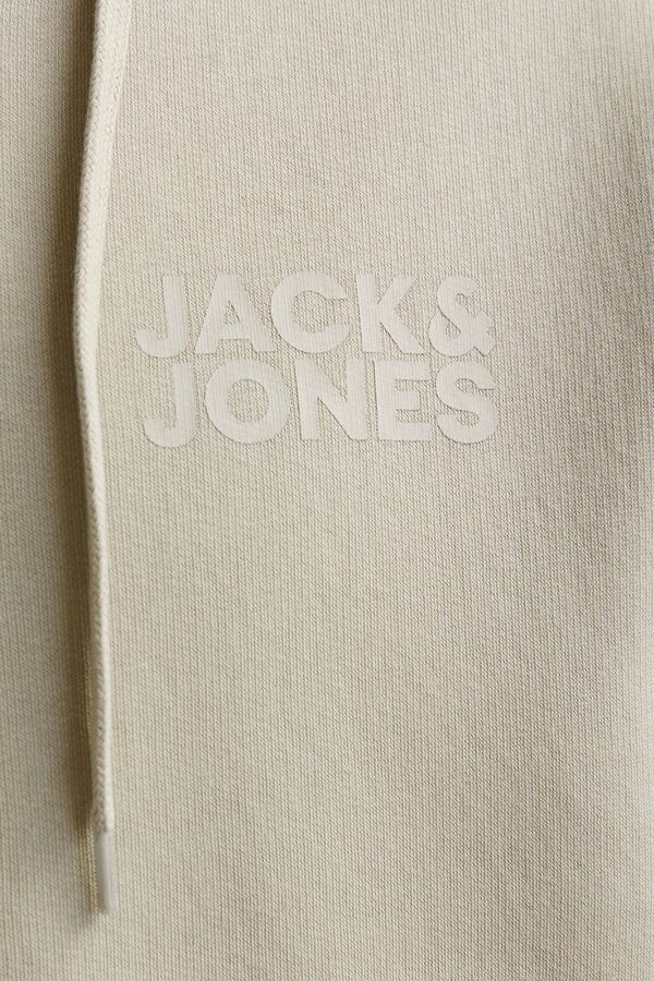 Jack & Jones Sweatshirt com capuz cinzento