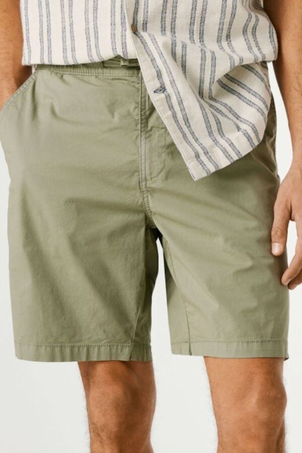 Pepe Jeans Cal&ccedil;&otilde;es em popelina bege