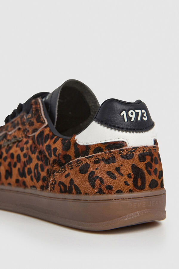Pepe Jeans Zapatillas Estampado Animal Print marrón