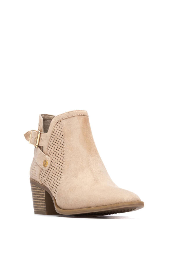 XTI Botim Camur&ccedil;a Sint&eacute;tica Estilo Cowboy bege