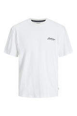 Jack & Jones PLUS T-shirt relaxed fit Plus branco