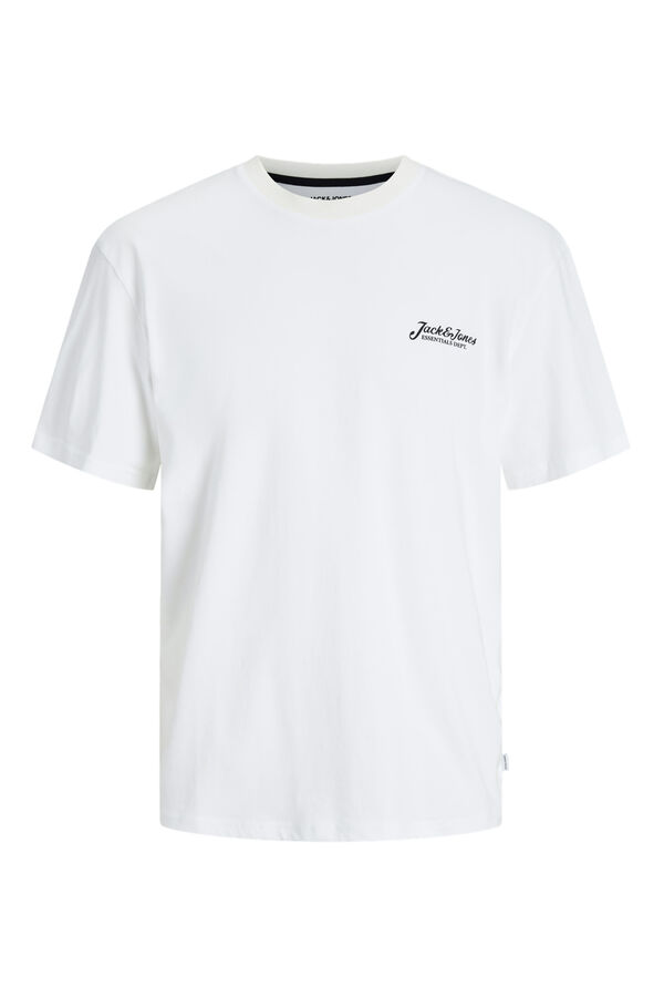 Jack & Jones PLUS T-shirt relaxed fit Plus branco