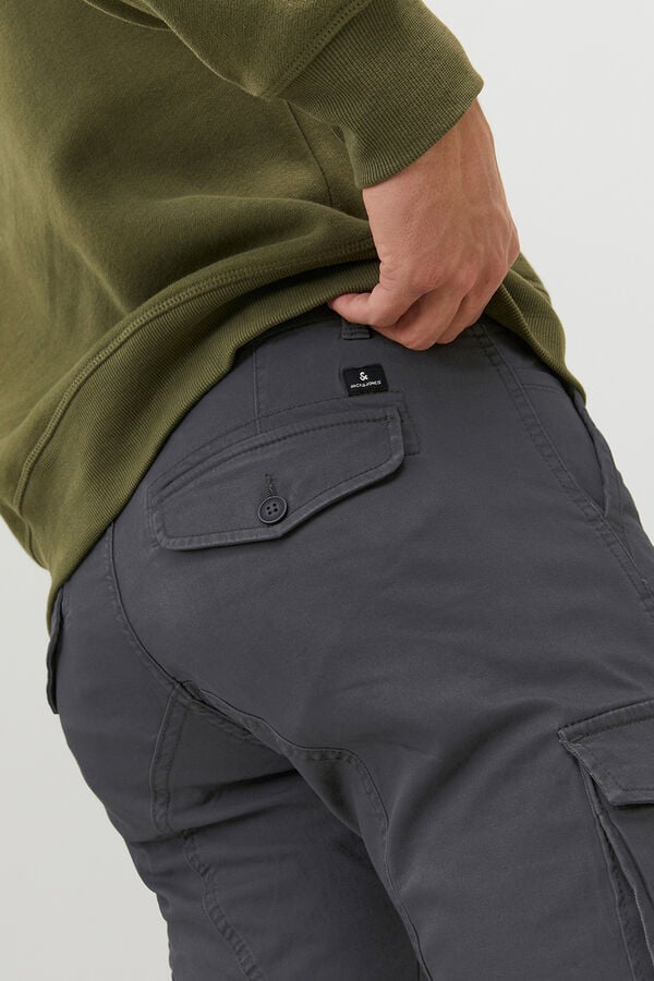 Jack & Jones Pantalón cargo slim fit preto