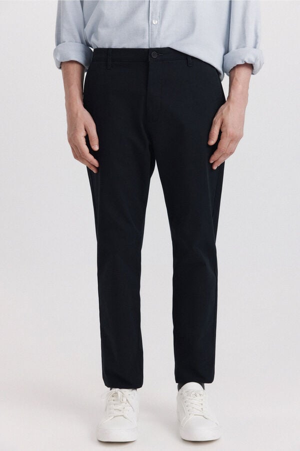 Springfield Cal&ccedil;as chino slim fit preto