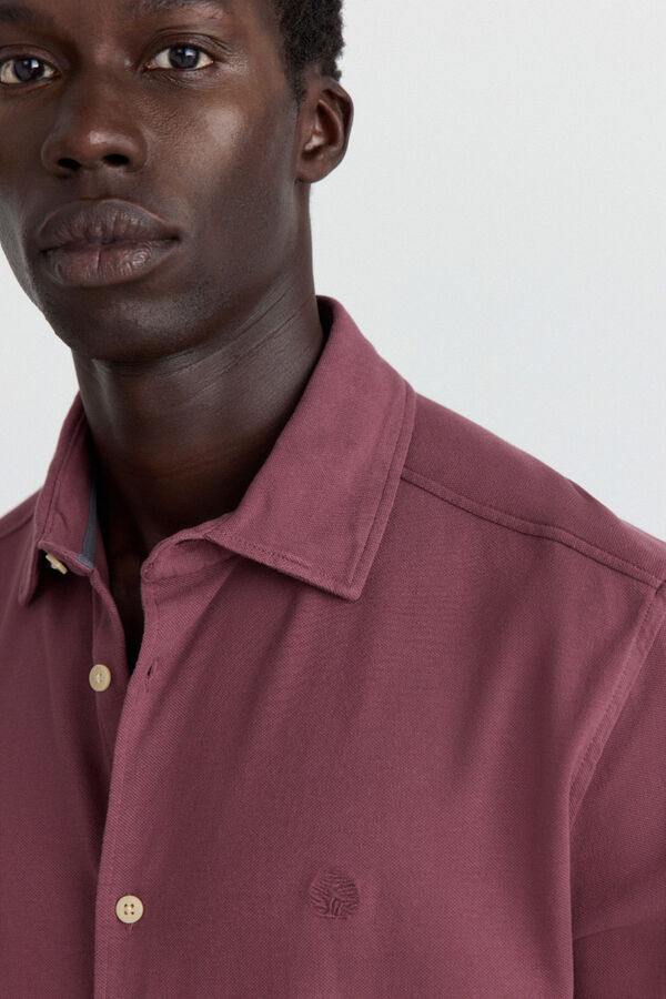 Springfield Camisa de piqu&eacute; vermelho