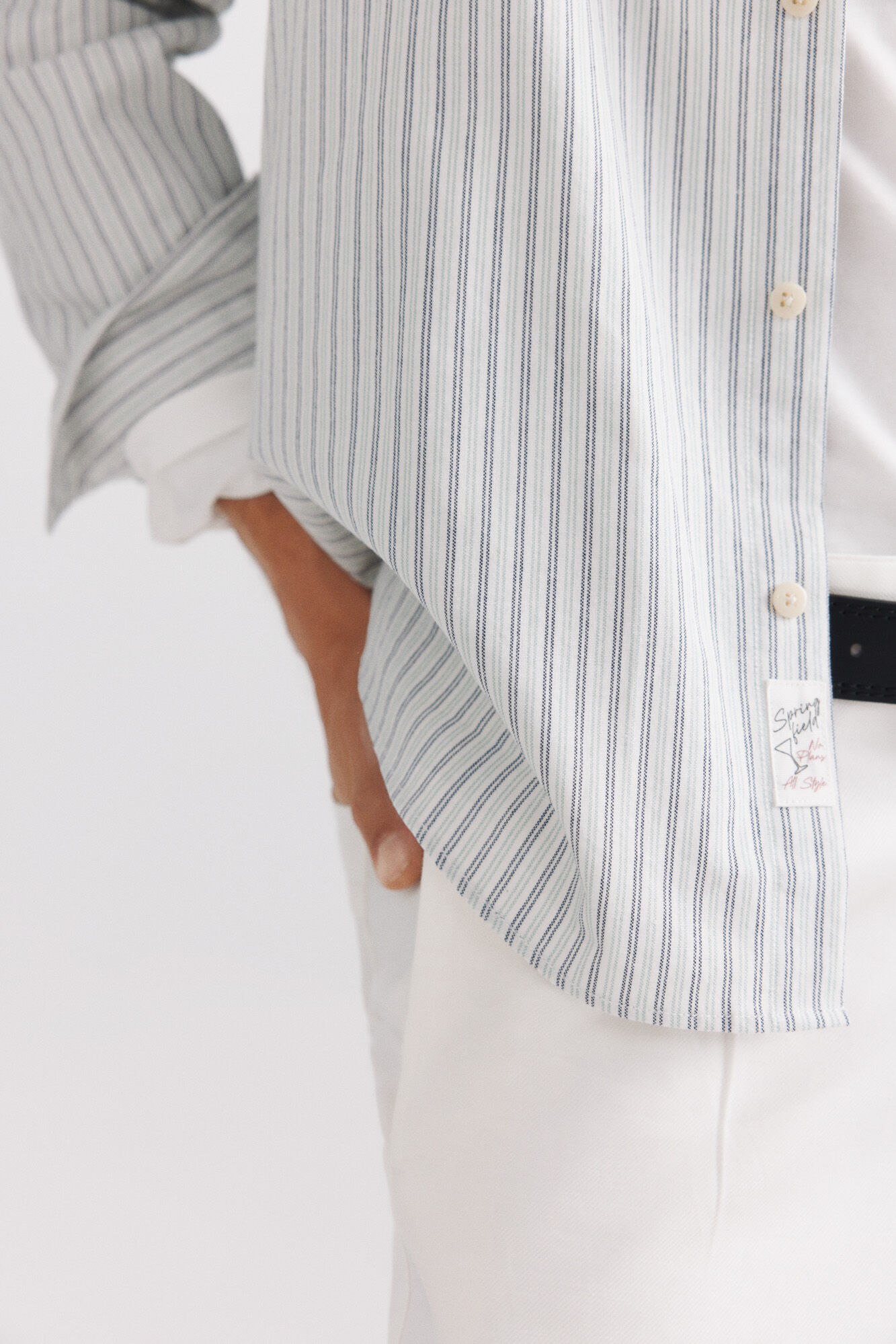 Springfield Camisa oxford &agrave;s riscas