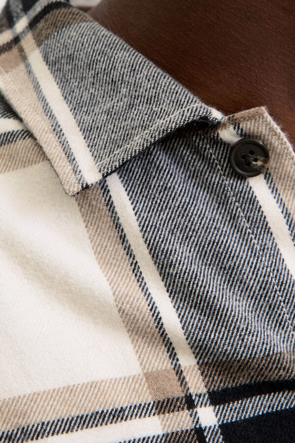 Jack & Jones Sobrecamisa xadrez cinzento