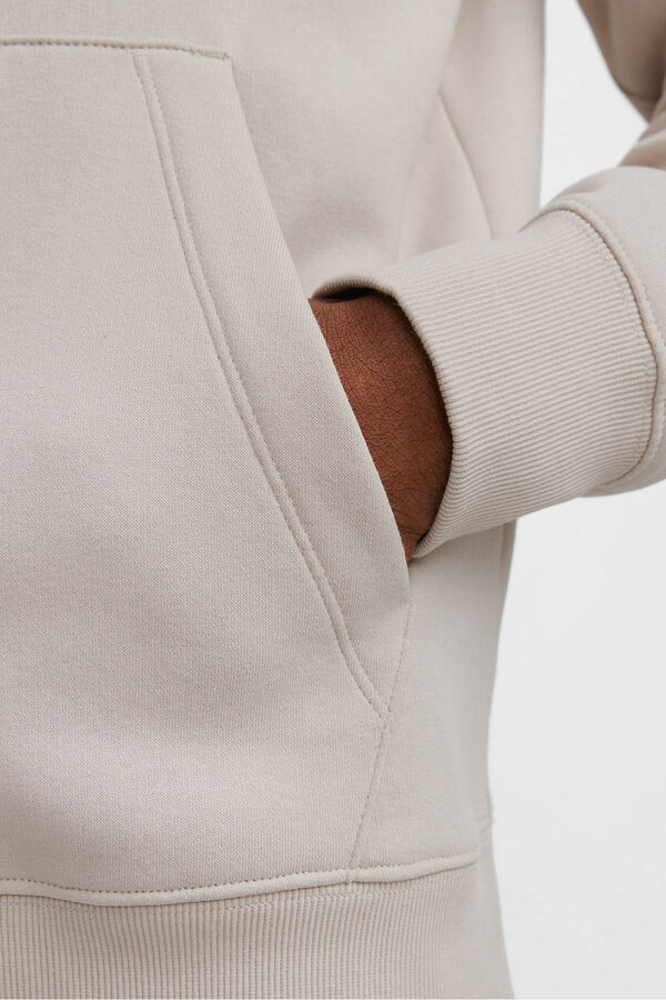 Jack & Jones Sweatshirt logo com capuz cinzento