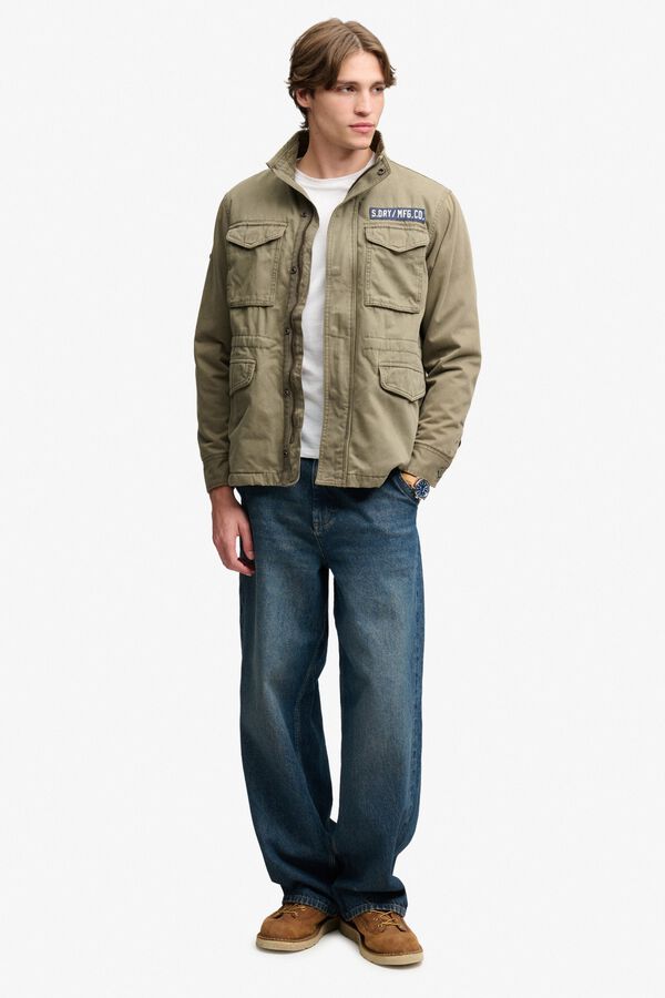 Superdry Chaqueta militar kaki