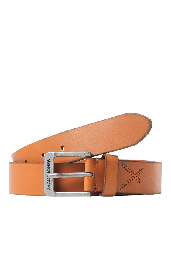 Jack & Jones Cinto básico pele cru