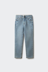Springfield Kids Calças com cotoveleiras infantis azul