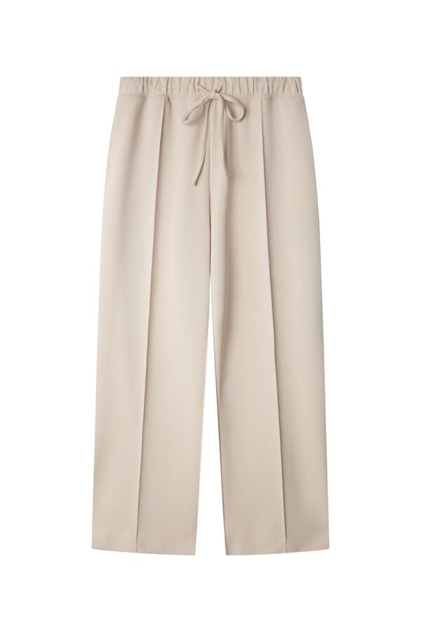 Springfield Cal&ccedil;a desportiva wide leg soft touch bege
