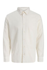 Jack & Jones Camisa manga comprida em linho fino branco