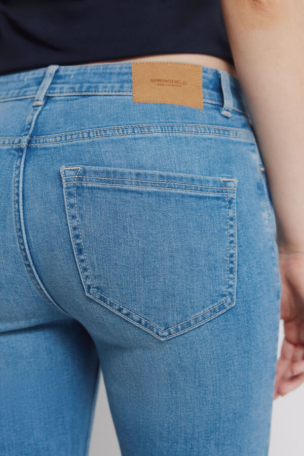 Springfield Kick flare jeans blue