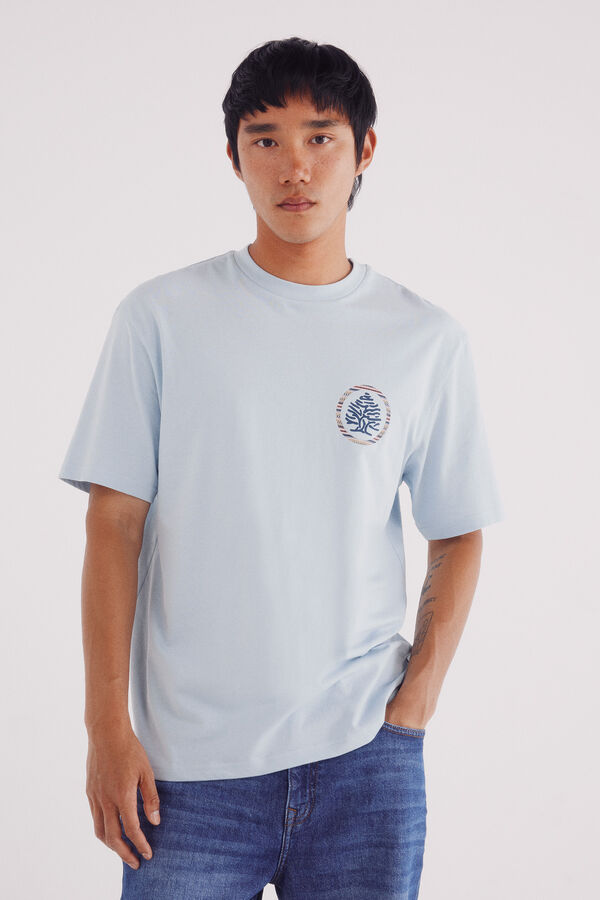 Springfield Camiseta árbol étnico estampado