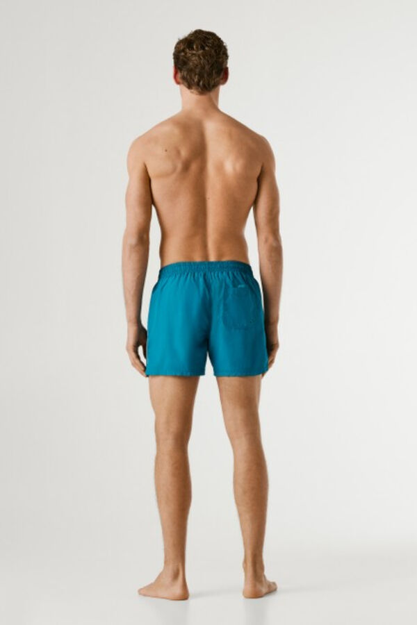 Pepe Jeans Fato de banho liso de secagem r&aacute;pida azul