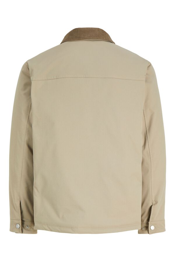 Jack & Jones PLUS Blus&atilde;o acolchoado cinzento