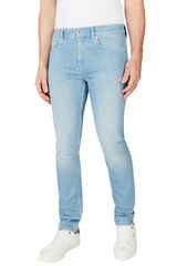 Pepe Jeans Calça jeans slim hachê azul