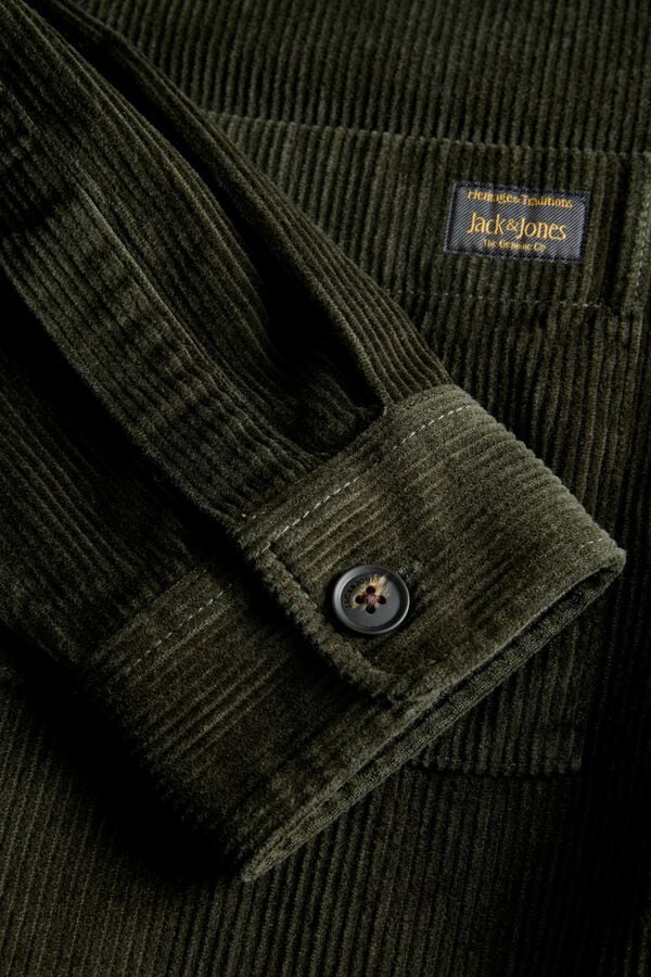 Jack & Jones Sobrecamisa 100% algod&atilde;o verde