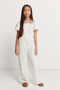 Springfield Kids Jardineiras bordado su&iacute;&ccedil;o menina