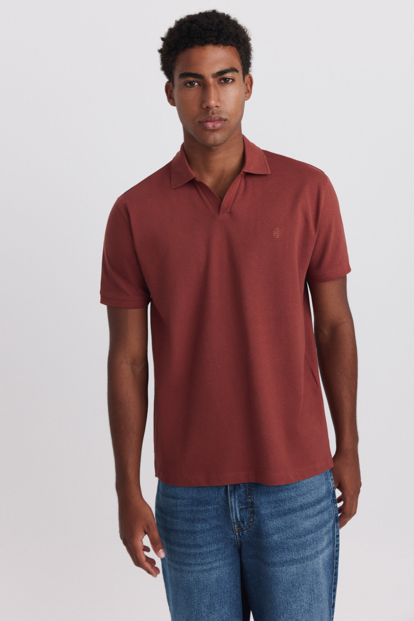 Springfield Polo gola resort estrutura regular fit