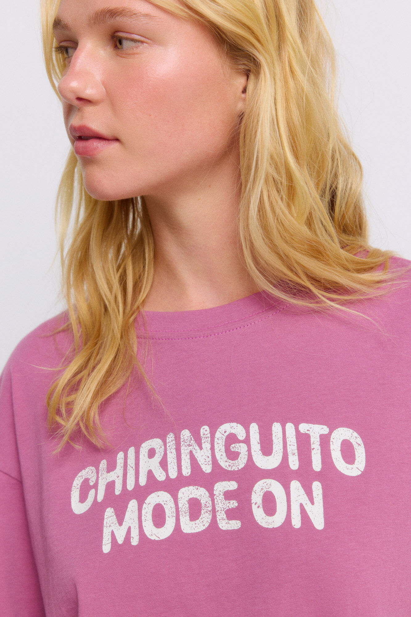 Springfield Camiseta manga corta "chiringuito modo on"