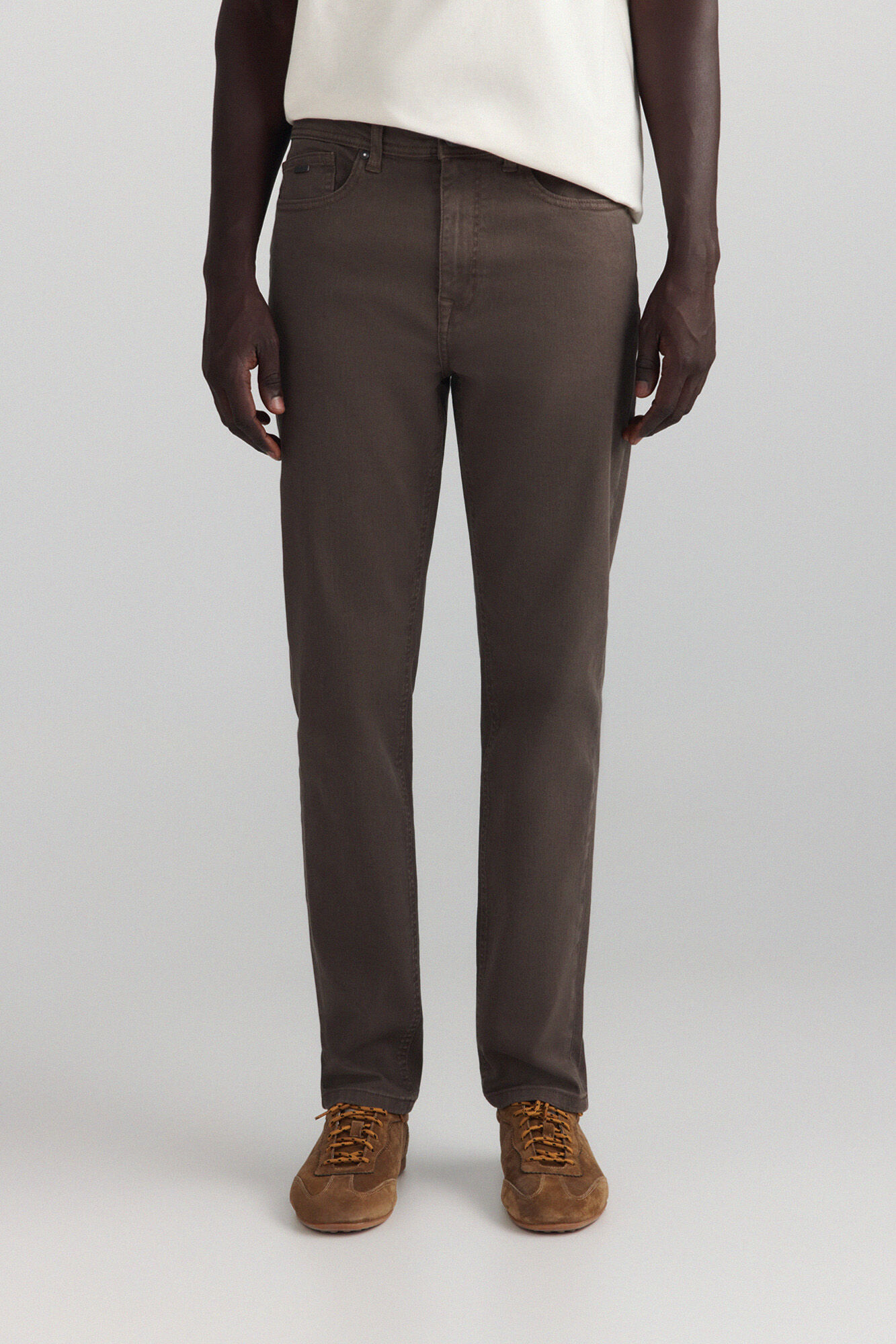 Springfield Pantal&oacute;n 5 bolsillos slim lavado