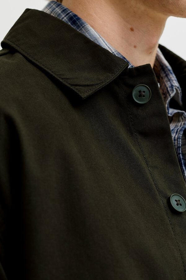 Jack & Jones Sobrecamisa relaxed fit verde