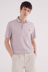 Springfield Polo jersey microrrisca vermelho