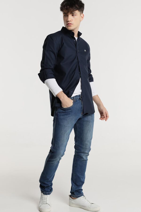 Lois Camisa oxford azul