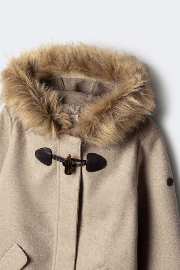 Springfield Kids Sobretudo de tecido para meninas azul