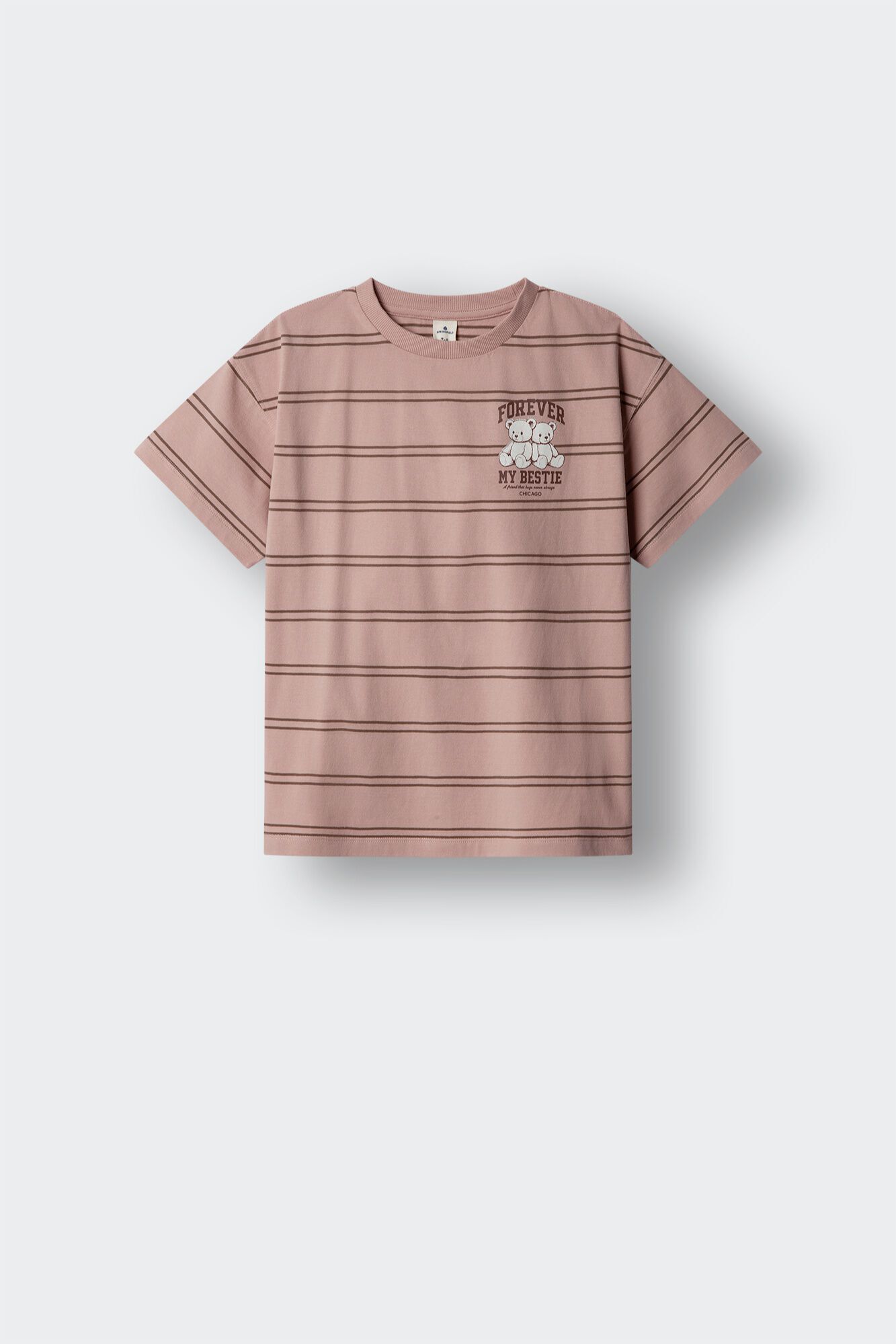Springfield Kids T-shirt de manga curta ursos riscas menina