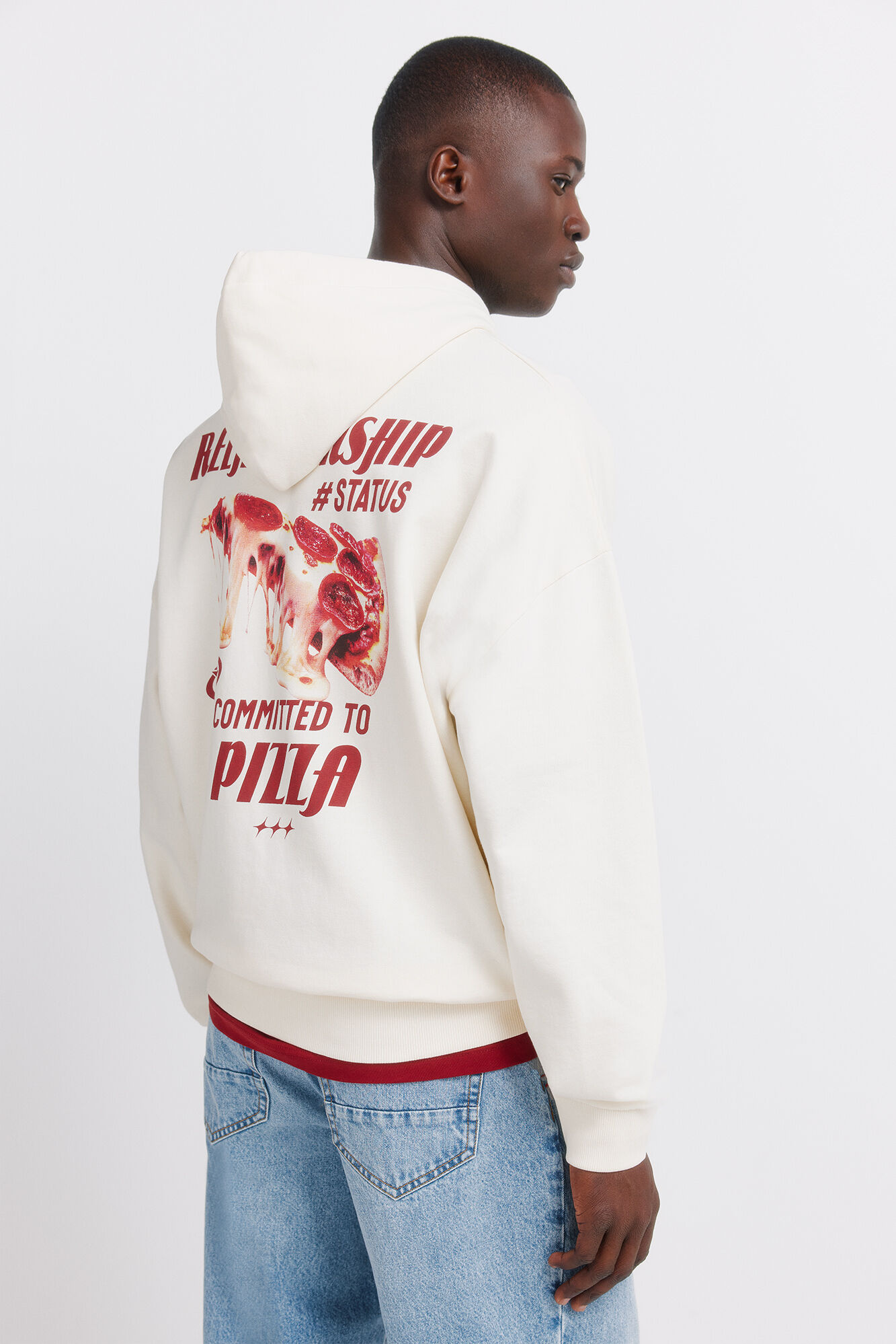 Springfield Sweatshirt com capuz pizza