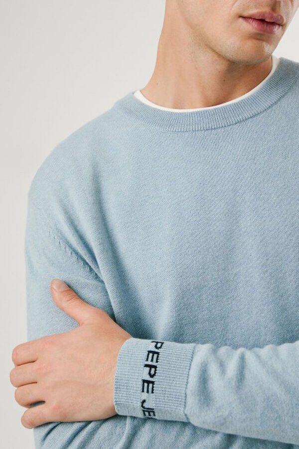 Pepe Jeans Camisola André com gola redonda azul