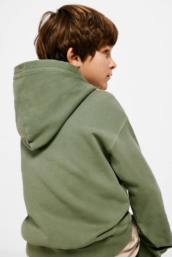 Springfield Sweatshirt capuz logo menino verde