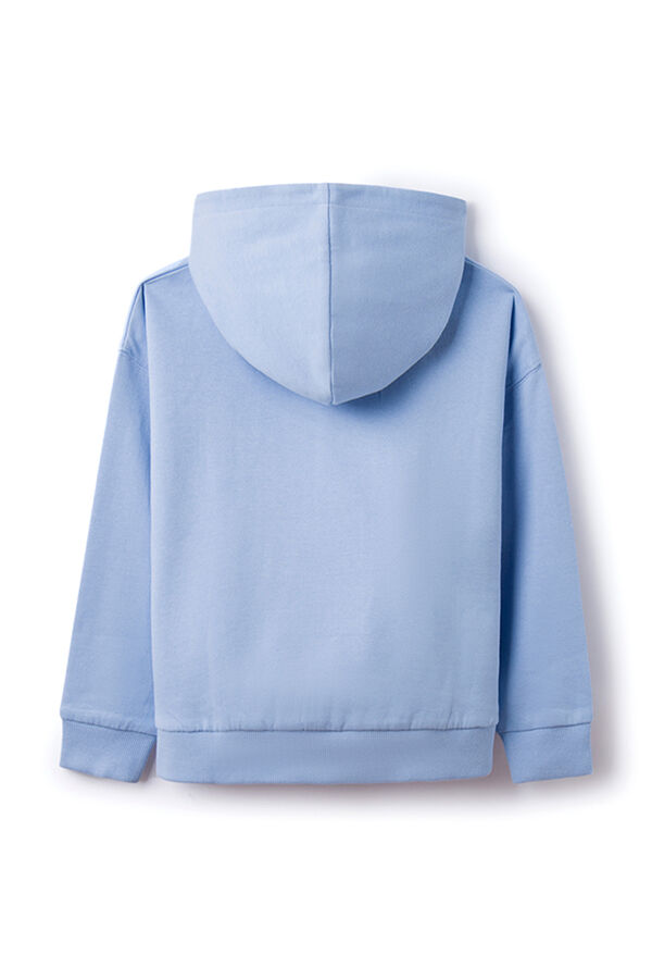 Springfield Girls' tree hooded sweatshirt indigo blue