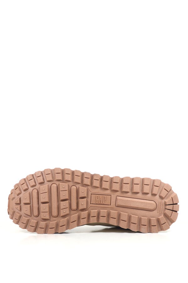 GAP Sapatilhas efeito pele e croute com logo rosa