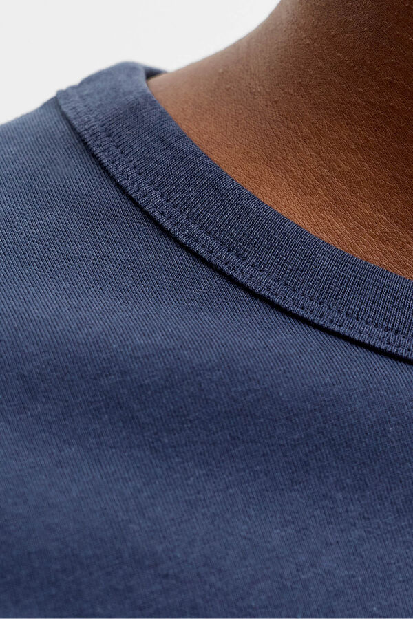 Jack & Jones camiseta b&aacute;sica e descontra&iacute;da azul