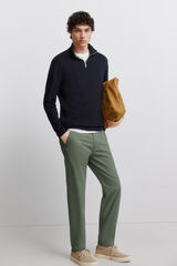 Springfield Cal&ccedil;as chino estrutura comfort slim fit verde