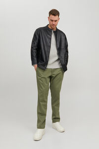 Jack & Jones PLUS Casaco biker efeito pele PLUS