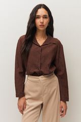 Systemaction Camisa aos quadrados cru