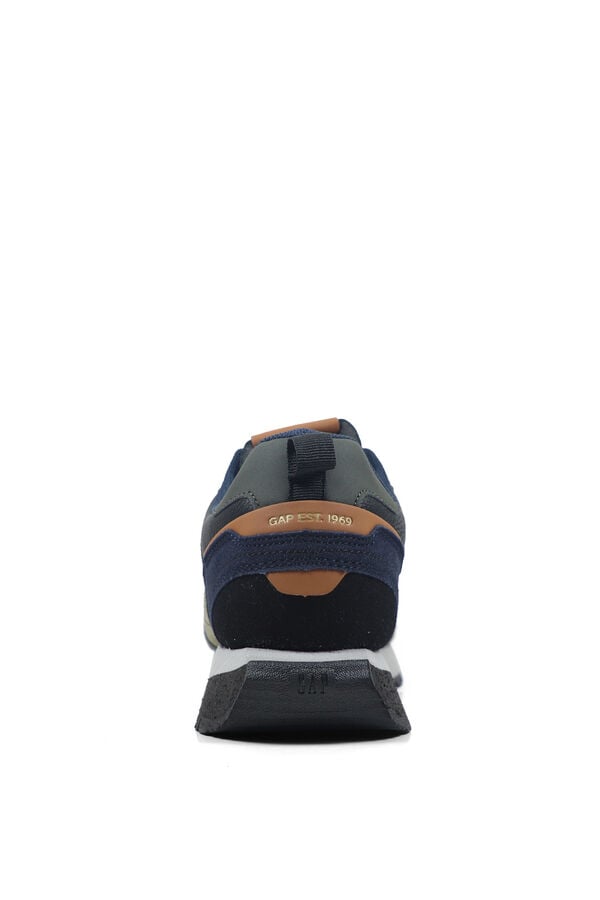 GAP Sapatilhas efeito pele logo cru