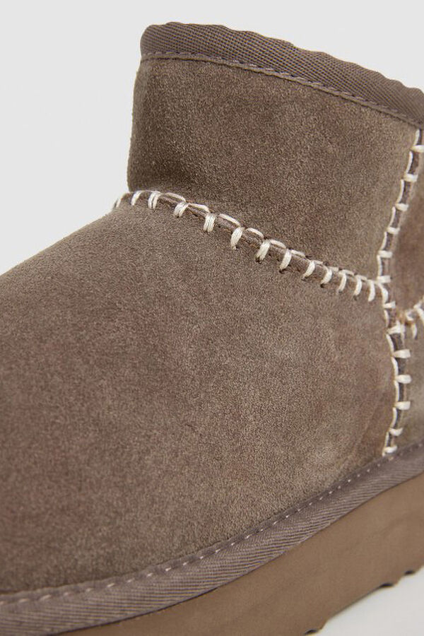 Pepe Jeans Bota de camurça Dissy cru