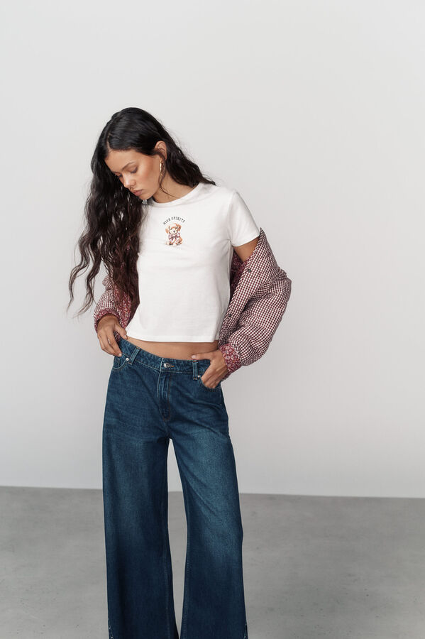 High Spirits Waggy T-shirt grey