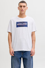 Jack & Jones T-shirt regular fit branco