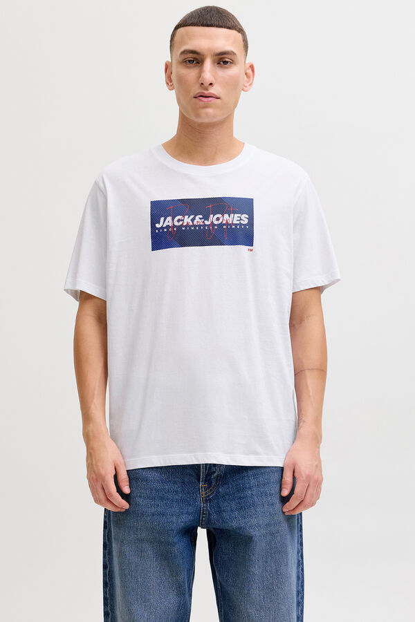 Jack & Jones T-shirt regular fit branco