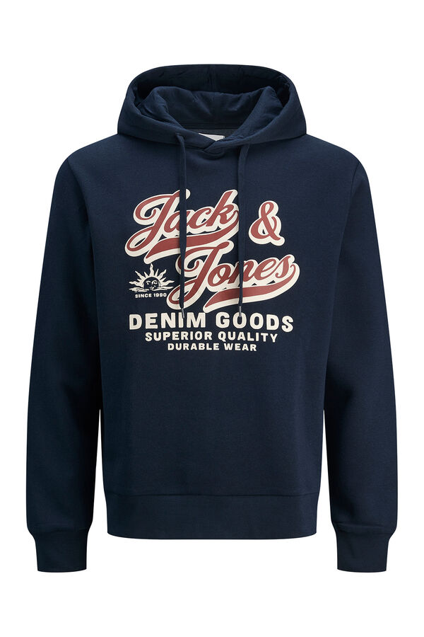 Jack & Jones Sweatshirt de capuz regular fit azul