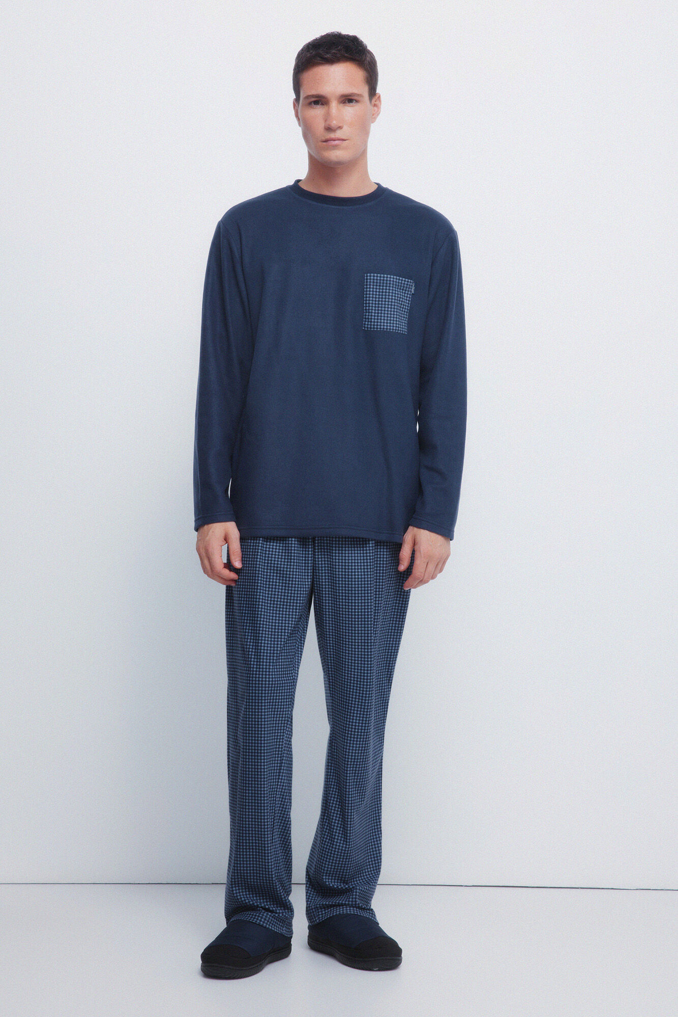 Springfield Conjunto de pijama comprido azul quente