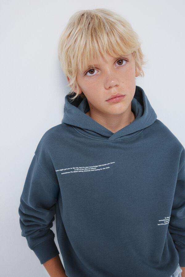 Springfield Kids Sweatshirt Capuz para meninos azul