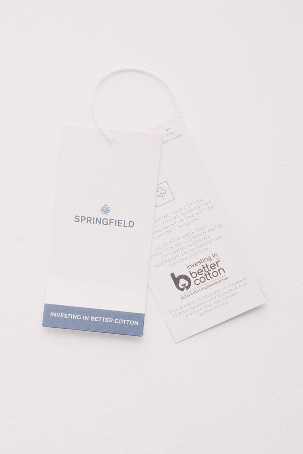 Springfield Polo piqué boxy fit verde